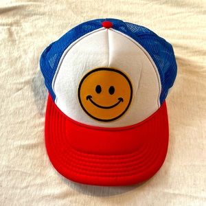 Smiley Americana trucker hat